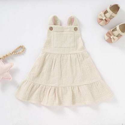 Organic Cotton Muslin Baby Dress