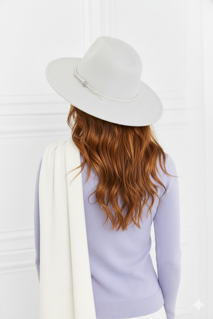 Women's Classic Fedora Hat - Grey