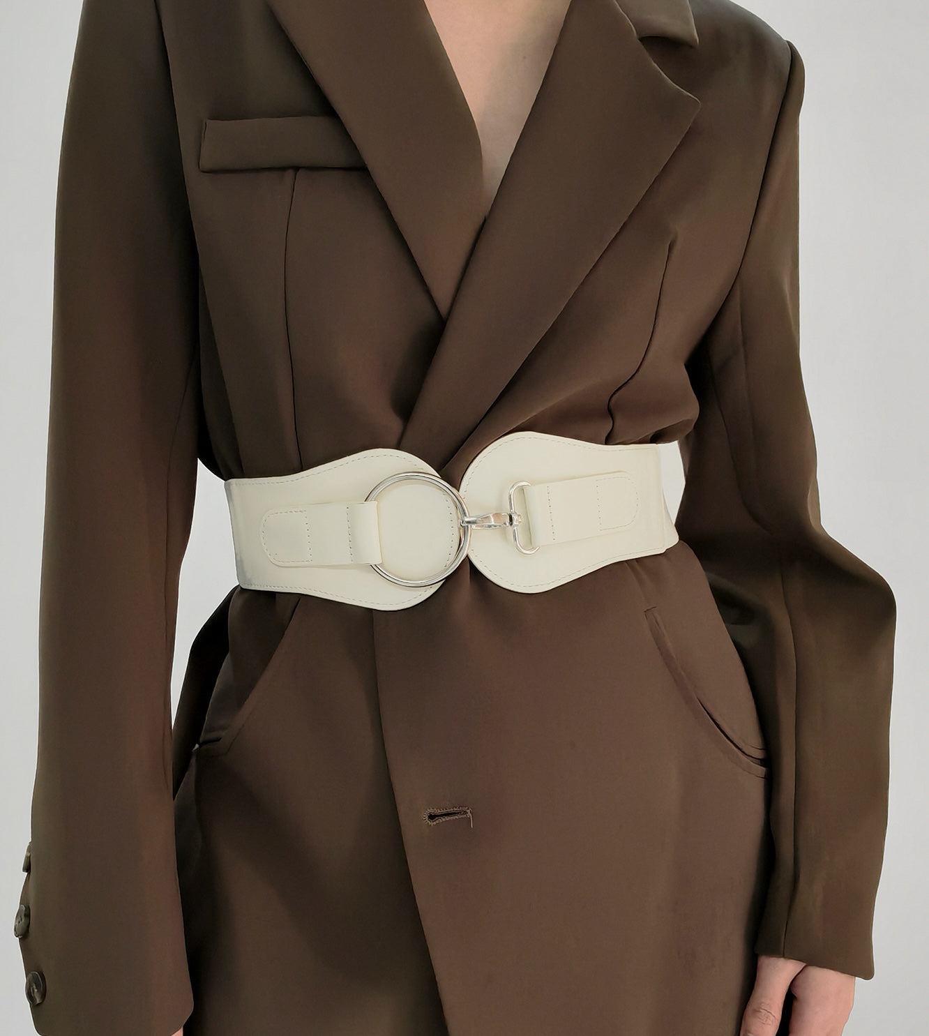 Women's Elastic Wide Belt