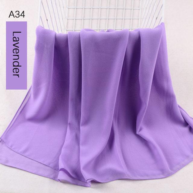 Lightweight Chiffon Scarf
